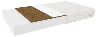 Zdjęcie produktu dla Materac LORINO, 80x200 cm, kokosowy, piankowy, dwustronny