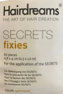 Produktbild von 60 Hairdreams Secrets fixies : Goldblond Farbe: Goldblond