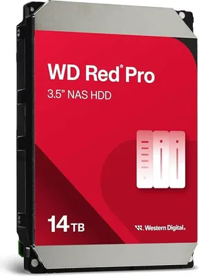 Zdjęcie produktu dla Wewnętrzny dysk twardy Western Digital Red WD142KFGX 14 TB 3,5" 7200 RPM SATA III
