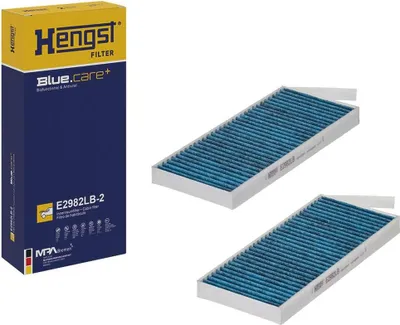 Produktbild von HENGST E2982LB-2 Innenraumfilter Pollenfilter für RENAULT MASTER III Kasten (FV) Aktivkohle