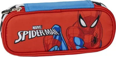 Produktbild von Spider-Man Federmä ppchen ( blau und rot)  oval 22,5 cm
