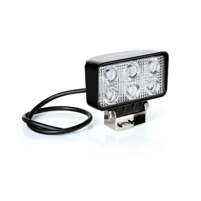 Zdjęcie produktu dla Prostokątna żarówka reflektorowa WL-2 6 LED 18W Wodoodporna IP67 do pojazdów terenowych