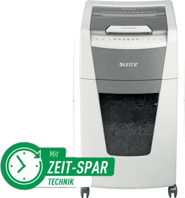 Immagine prodotto di Leitz 8016-00-00 Distruggidocumenti IQ Autofeed Office 300 - micro taglio, P-5, bianco