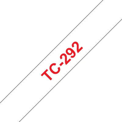 Produktbild von Brother TC-292, Rot aud Weiss, TC, Schwarz, Japan, 5 Jahr(e), Brother