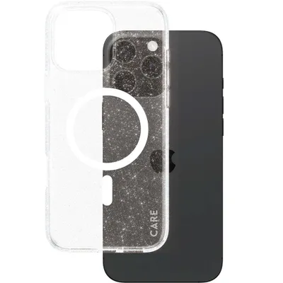 Produktbild von PanzerGlass CARE by ® Flagship Case Urban Combat Star Lit m. Weiß MagSafe iPhone 16 Pro Max, Cover, Apple, Apple - iPhone 16 Pro Max, Transparent