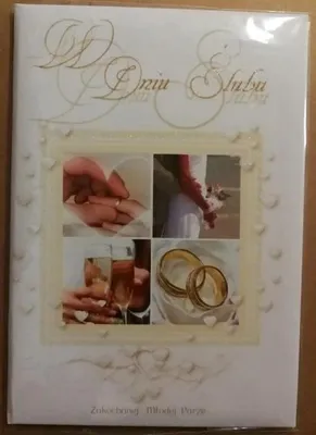 Zdjęcie produktu dla Książeczka brokat A5 Ślub 009