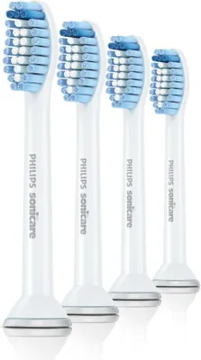 Obrázok produktu pre Philips Sonicare Sensitive HX6054/07, 4 kusov, Biela, EasyClean, EasyClean, HealthyWhite, FlexCare, FlexCare+, DiamondClean