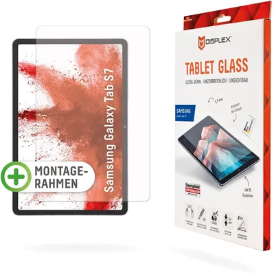 Image de Displex Tablet Glass (9H) pour Samsung Galaxy Tab S7/S8/S9/S9 FE/S10 FE/S10 Lite, Eco Mounting Frame, incassable