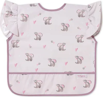 Produktbild von Schürze mit Tasche für neugeborenes Baby Hasen / Babyono
