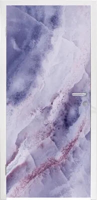 Produktbild von MuchoWow® Türtapete Selbstklebende Türfolie Naturstein - Lila - Edelsteine und Mineralien 80x205 cm Türposter Türaufkleber Klebefolie Türklebefolie - Fototapete - XXL-Aufklebern