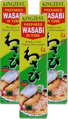 Produktbild von 3er Pack KINGZEST Wasabi Paste in Tube (3x 43kg) | Meerrettich Paste
