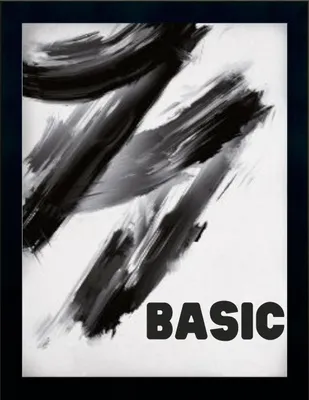 Produktbild von MDF BASIC Bilderrahmen 30x40 cm schwarz 1 Stück.