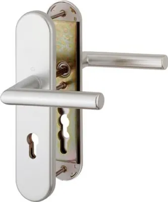 Produktbild von Hoppe Schutz-Drückergarnitur Amsterdam 86G / 3331 / 3330 / 1400 ES1 SK5 PZ Vierkant 8 / 10mm - 3663299