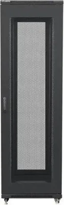 Zdjęcie produktu dla Lanberg FF01-6842-23B, Stojak wolnostojący, 42U, 800 kg, Zamek, Relingi, Kółka