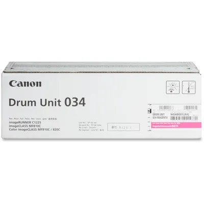 Produktbild von Canon 034, Original, ImageClass Mf820Cdn/MF810Cdn, 34000 Seiten, Laserdrucken, Magenta, Schwarz, Orange