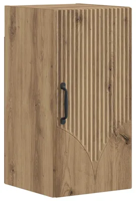 Image de Armoire murale pour salle de bain HOORN, en chêne artisanal, dimensions : 30 x 31 x 59 cm