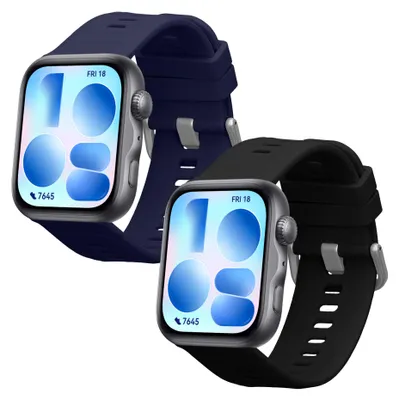 Produktbild von kwmobile Silikon Uhrenarmband für Huawei Watch Fit 5 / Watch Fit 5 Pro Armband - Ersatzarmband für Fitnesstracker - Wechselarmband Smartwatch -