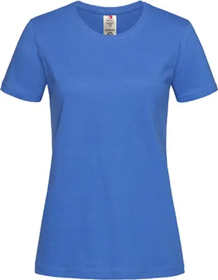 Produktbild von Stedman ST2620 | Damen Classic-T Organic Crew Neck, 100% OCS- - Farbe: Bright Royal - Größe: L