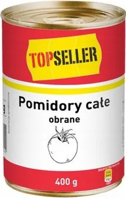 Obrázek produktu pro Pomidory całe obrane w zalewie 400 g