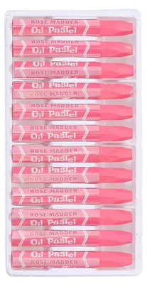 Produktbild von Ölpastellkreiden Rose Rot 24 Stück weich cremige Kunstbedarf Malerei Zeichnen Anfänger
