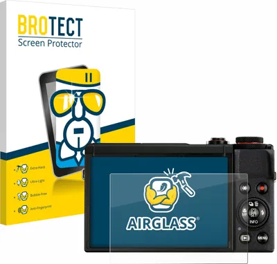 Produktbild von BROTECT Schutzglas für Canon PowerShot G7 X Mark III Schutzfolie Panzer Folie Glas Display Schutz klar