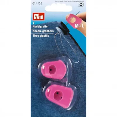 Produktbild von PRYM Nadelgreifer Silikon, pink, M + L