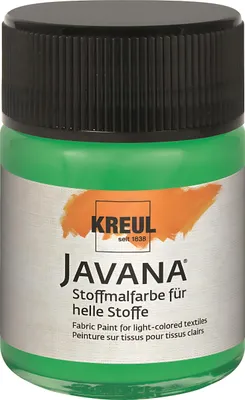 Obrázek produktu pro Kreul Javana Barva na látky Brilliant Green 50 ml 1 ks
