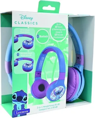 Immagine prodotto di Cuffie Bluetooth wireless con design Disney Stitch