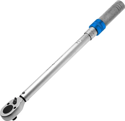 Produktbild von Högert Technik - Drehmomentschlüssel 1/2", 50-350Nm, mit Ratschenmechanismus, Aus Legiertem Chrom-Vanadium-Stahl, Umschalter für Links-/Rechtsdrehung, 24 Sperrklinken, HT1W708