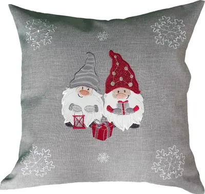 Immagine prodotto di Copricuscino AMIRA grigio chiaro 40x40 cm in poliestere con zip