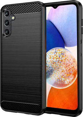 Obrázok produktu pre Techsuit Carbon Silicone kryt na Samsung Galaxy A14 4G / A14 5G – čierny