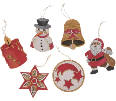 Immagine prodotto di Modello di seghetto per decorazioni per l'albero di Natale
