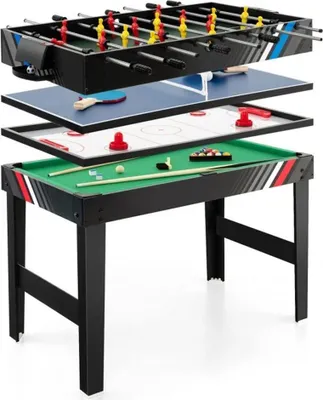 Obrázek produktu pro Stůl 4 v 1 pro více her UY10054, černý