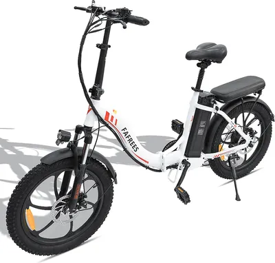 Produktbild von Fatbike E-Bike Klapprad 20 Zoll mit 36V 16AH abnehmbarem Akku für Pendeln, E Bike Klappbar Damen 250W, 25km/h Mountainbike Herren Ebike Citybike