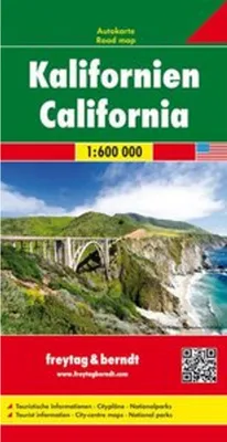 Produktbild von Kalifornien, Autokarte 1:600.000