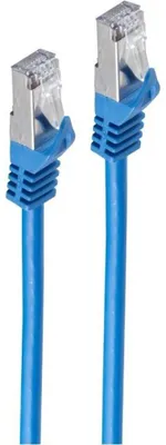 Produktbild von shiverspeaks BASIC-S Patchkabel Cat.7 S/FTP PIMF blau 5,0m