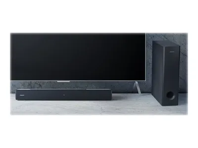 Obrázek produktu pro Creative Labs Creative Stage V2 - Soundbar systém - pro TV/Monitor - 2.1 kanálový - bezdrátový - Bluetooth - 80 W (celkem)