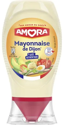 Produktbild von Amora Dijon Mayonnaise 235g – Cremig, würzig, ideal für Sandwiches & Salate