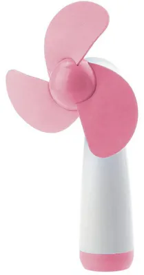 Produktbild von Mini-Handventilator mit weichen Schaumstoffflügeln und Batteriebetrieb (ohne Batterie)