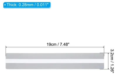 Produktbild von Lesestreifen mit Fš¹hrung, 24 Stš¹ck, farbige š¹berlagerungs-Lesezeichen zur Reduzierung von visuellem Stress, Lehrmittel fš¹r den Unterricht, transparent