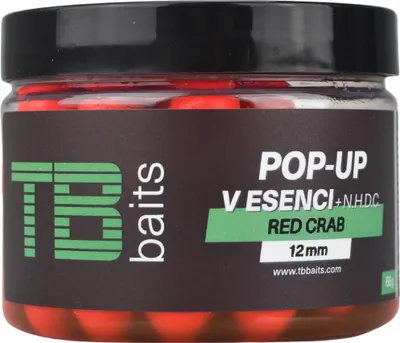 Zdjęcie produktu dla TB Baits Tomas Blazek Pop-Up Red Crab + NHDC 65g 12mm - kulki pływające