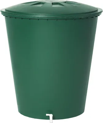 Produktbild von Regentonne 510l rund mit Deckel und Hahn