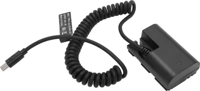 Obrázek produktu pro Typ C lpe6 Plně dekódovaná atrapa baterie Napájecí adaptér DC coupler pro fotoaparát 5D4 6D2 7D