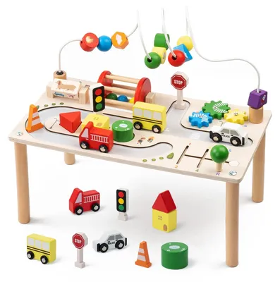 Productafbeelding van Omgoods - 7-in-1 Montessori Activiteitentafel voor Kinderen