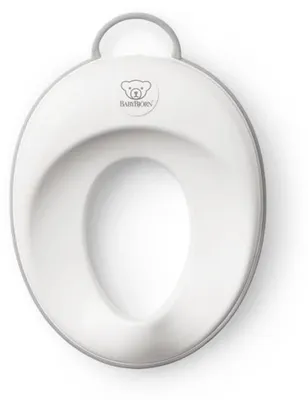 Produktbild von WC-Sitzverkleinerer BabyBjörn für Kinder, Weiß/Grau