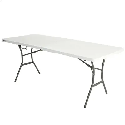 Obrázok produktu pre Skladací stôl Lifetime White 185 x 74 x 76 cm Oceľ Plast