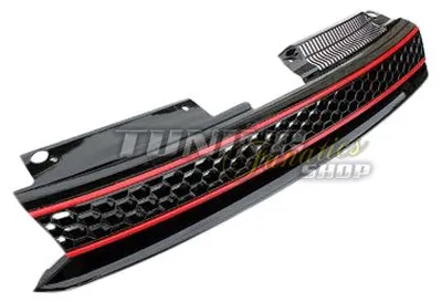 Produktbild von Kühlergrill Sportgrill Waaben Gitter Grill im VW Golf GTI Look für VW Golf 6 VI