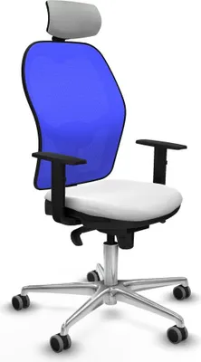 Produktbild von Bürostuhl mit Kopfstütze Piqueras y Crespo 1D086G2 Weiß