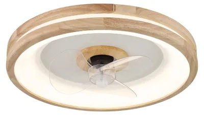 Produktbild von LED Deckenventilator, dimmbar, Fernbedienung, CCT, H 15 cm