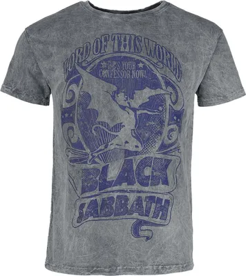 Produktbild von Black Sabbath T-Shirt Herren Lord Of This World grau XL